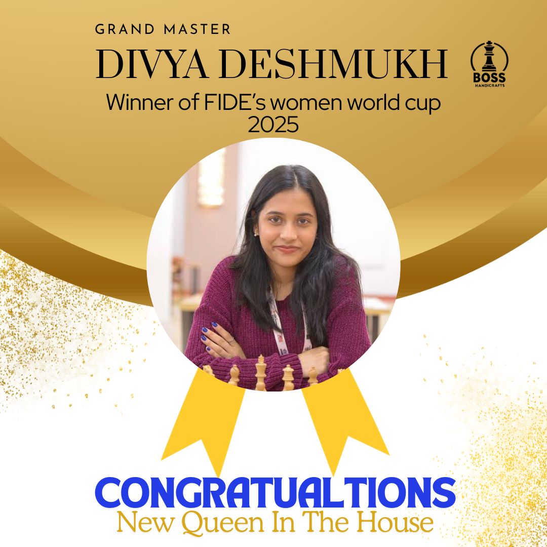 A Queen’s Gambit: Divya Deshmukh Crowned Women’s World Cup Champion and Grandmaster