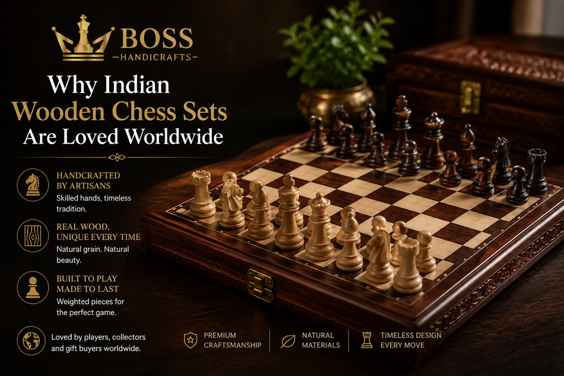 Why Indian Wooden Chess Sets Are Loved Worldwide