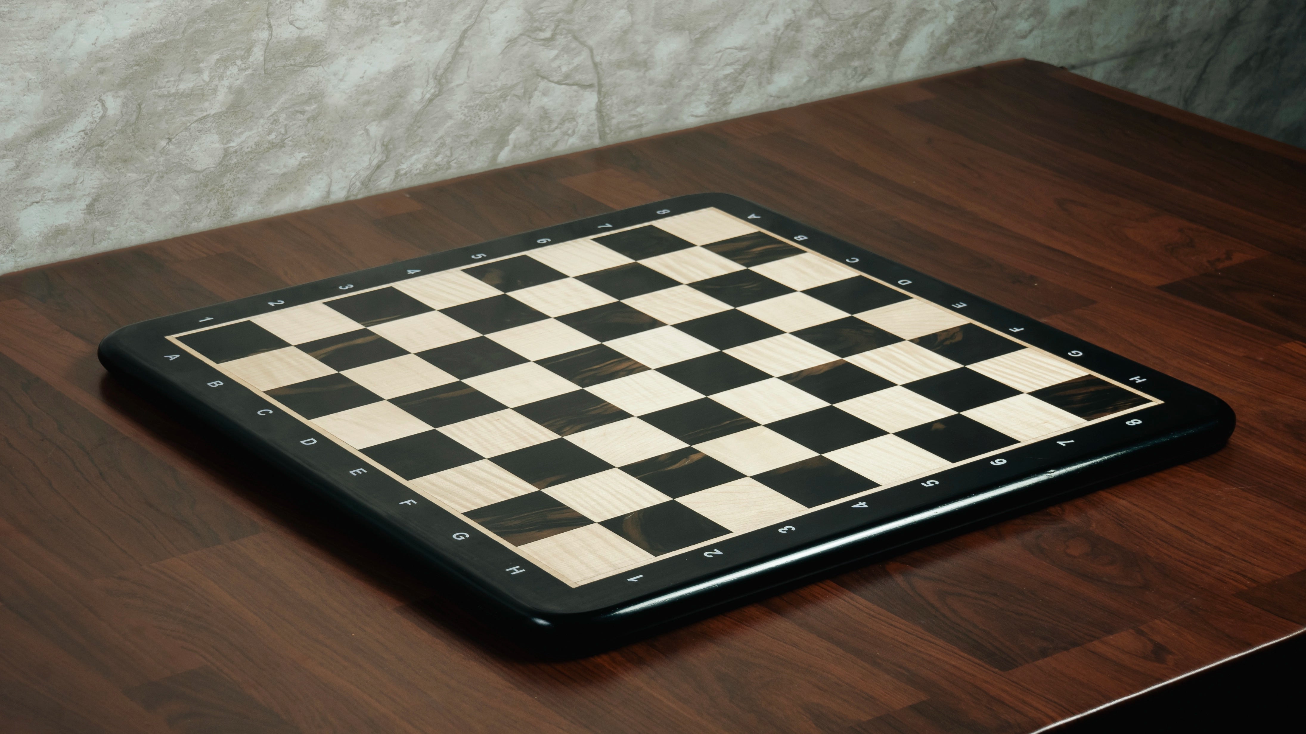 Ebony Wood Chess Board