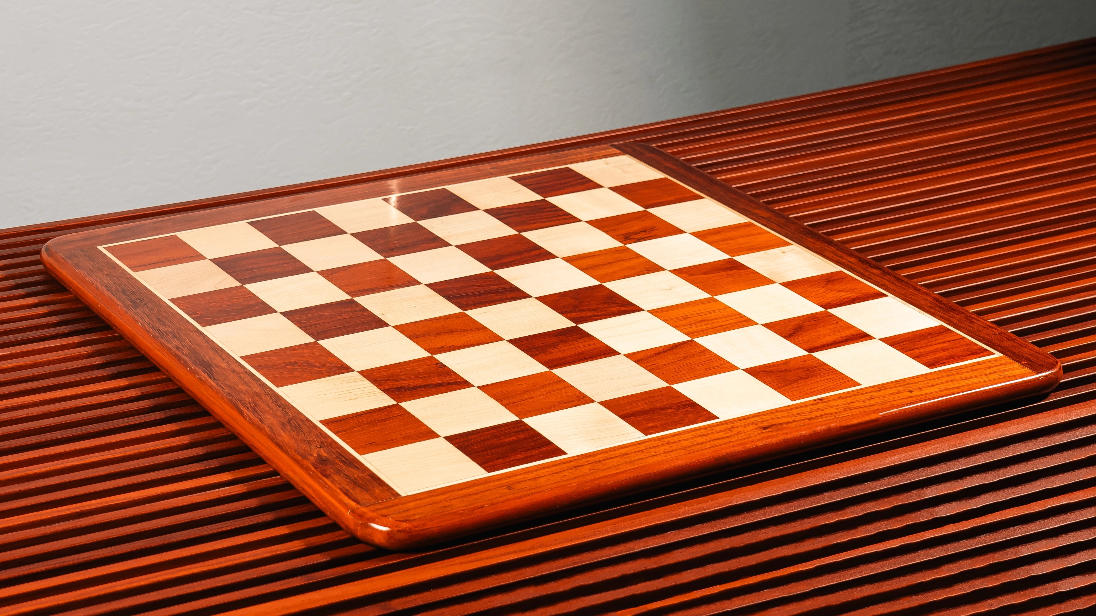 Padauk Wood Chess Pieces
