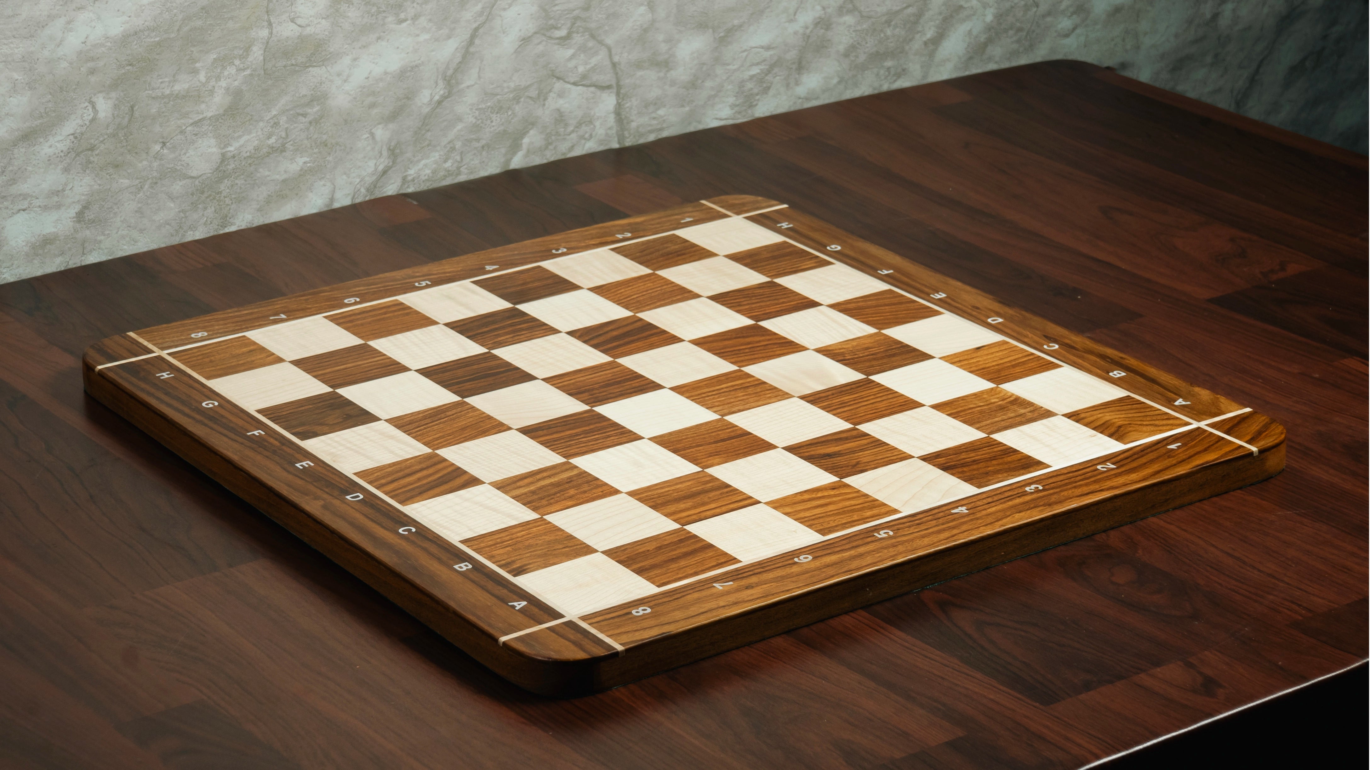Golden Rosewood Chess Board