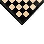 21” LUXURY EBONY WOOD CHESSBOARD & MAPLE WOOD 55mm SQUARE