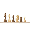 3.4” MEGHDOOT STAUNTON WEIGHTED GOLDEN ROSEWOOD CHESS PIECES