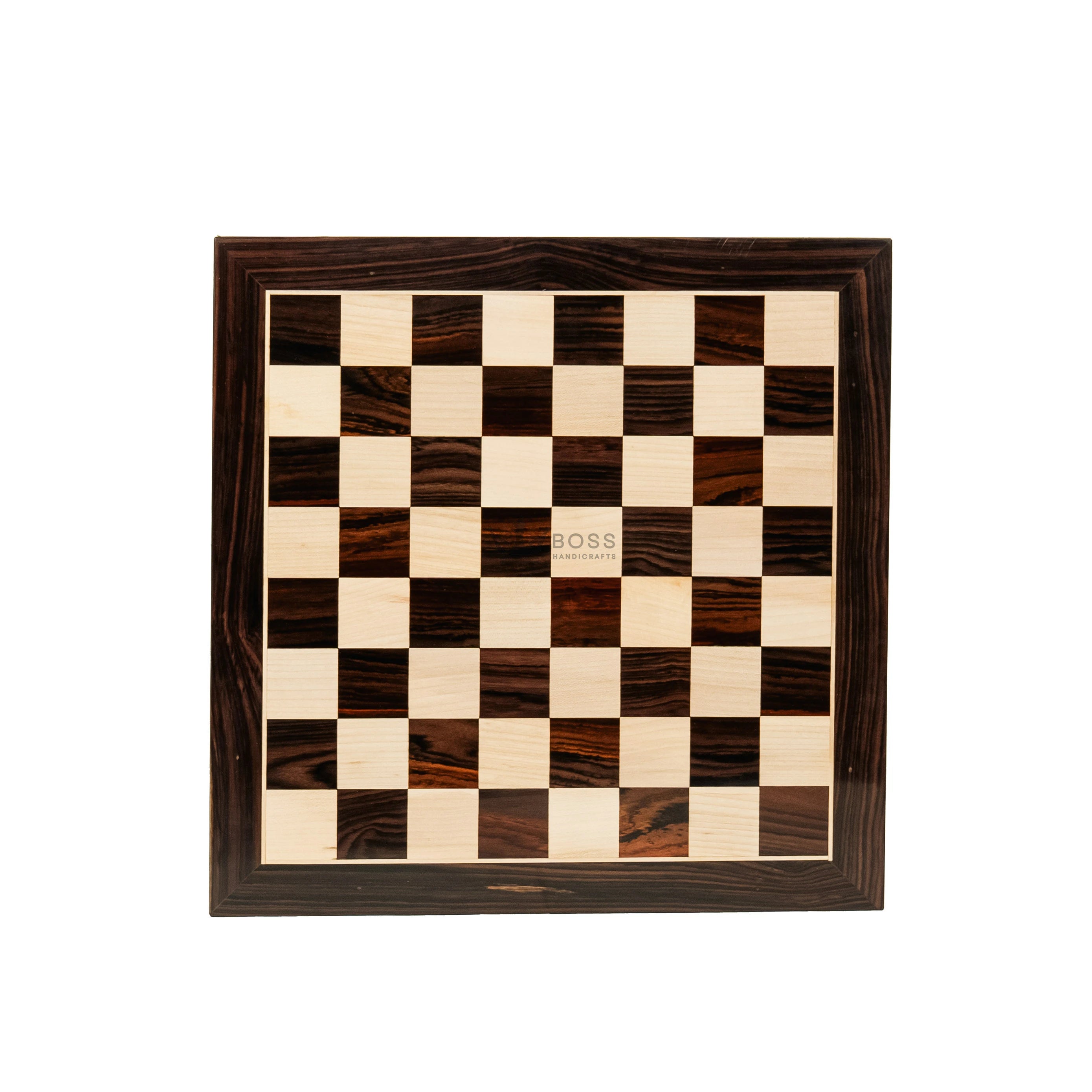 16” ROSEWOOD AND MAPLE WOOD CHESS BOARD 45mm Square