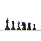 3.1” REPRODUCED 2016 SINQUEFIELD STAUNTON WEIGHTED EBONY CHESS PIECES