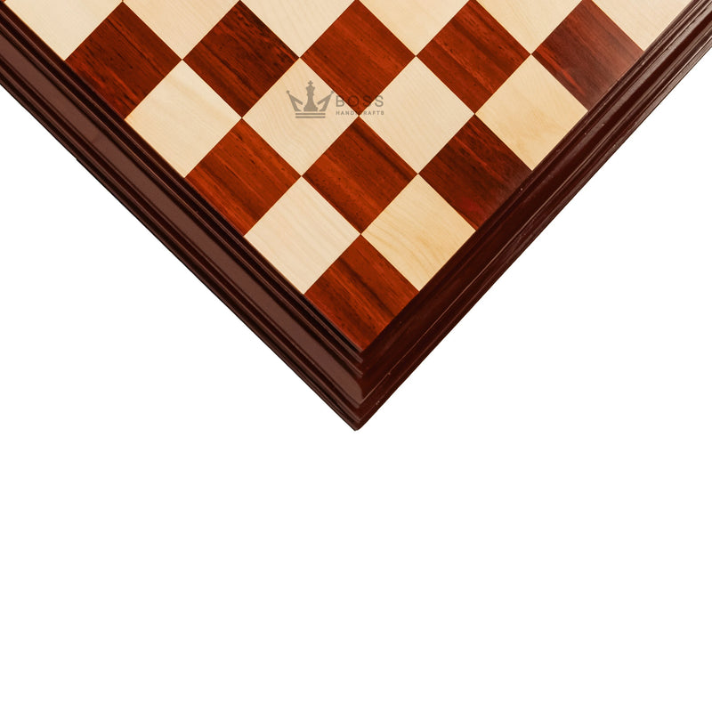 21” LUXURY PADAUK WOOD CHESSBOARD & MAPLE WOOD 55mm SQUARE