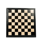 21” LUXURY EBONY WOOD CHESSBOARD & MAPLE WOOD 55mm SQUARE