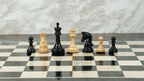 3.1” REPRODUCED 2016 SINQUEFIELD STAUNTON WEIGHTED EBONY CHESS PIECES