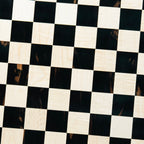 16” EBONY CHESS BOARD 43mm SQUARE