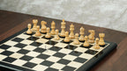 3” ROYAL KNIGHT STAUNTON EBONISED WEIGHTED CHESS PIECES