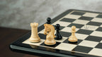 3.1” REPRODUCED 2016 SINQUEFIELD STAUNTON WEIGHTED EBONY CHESS PIECES