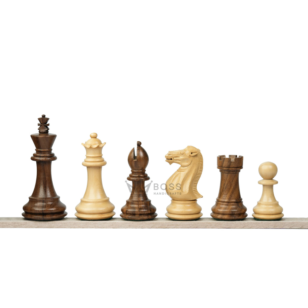 4.2” ROYAL KNIGHT STAUNTON WEIGHTED WOODEN CHESS PIECES
