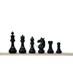 3.4” MEGHDOOT STAUNTON WEIGHTED EBONISED CHESS PIECES