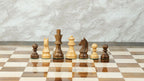 3” STAUNTON GERMAN KNIGHT WEIGHTED CHESS PIECES WITH 2 EXTRA QUEENS
