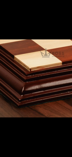 21” LUXURY PADAUK WOOD CHESSBOARD & MAPLE WOOD 55mm SQUARE