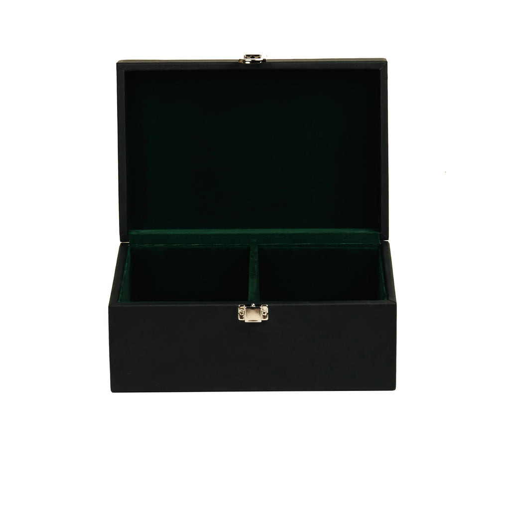 PREMIUM LEATHERETTE STORAGE BOX FOR CHESS PIECES UPTO 4”