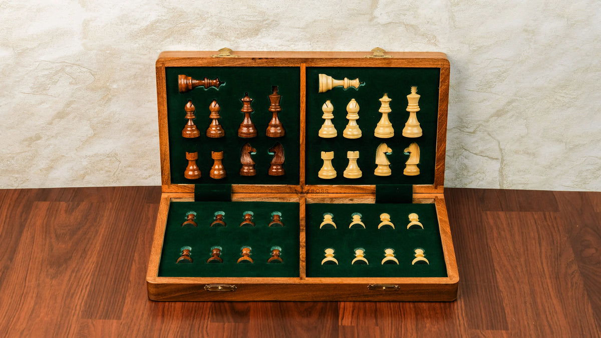 16” LARGE TRAVEL FOLDABLE MAGNETIC CHESS SET