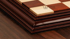 21” LUXURY PADAUK WOOD CHESSBOARD & MAPLE WOOD 55mm SQUARE