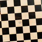 21” LUXURY EBONY WOOD CHESSBOARD & MAPLE WOOD 55mm SQUARE