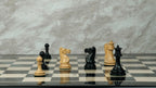 2.9” PROFESSIONAL STAUNTON EBONY WOOD WEIGHTED CHESS PIECES, 17” EBONY STYLE BOARD & BOX