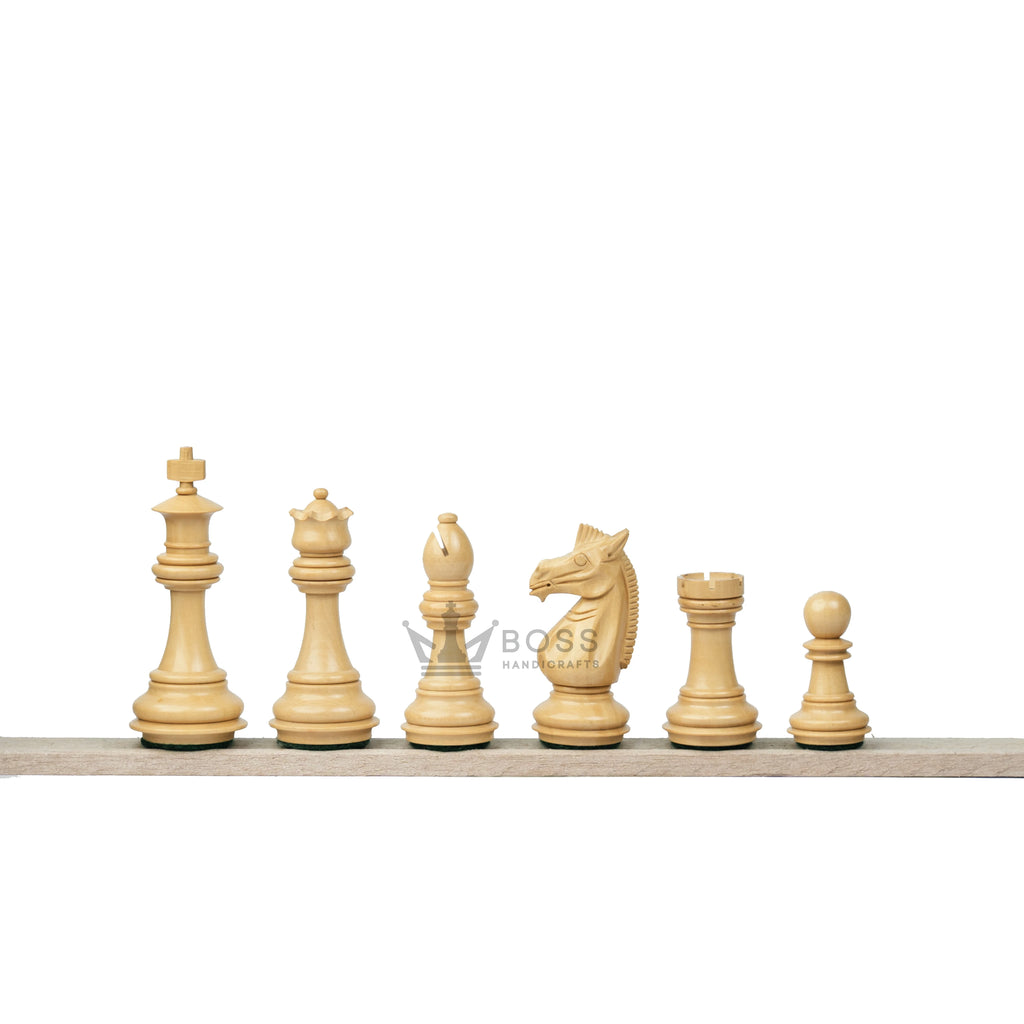 3.4” MEGHDOOT STAUNTON WEIGHTED EBONISED CHESS PIECES