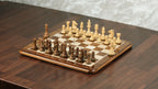 3.4” MEGHDOOT STAUNTON WEIGHTED GOLDEN ROSEWOOD CHESS PIECES