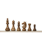 3.4” MEGHDOOT STAUNTON WEIGHTED GOLDEN ROSEWOOD CHESS PIECES