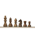 3” STAUNTON GERMAN KNIGHT WEIGHTED CHESS PIECES WITH 2 EXTRA QUEENS