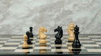 3.4” MEGHDOOT STAUNTON WEIGHTED EBONISED CHESS PIECES