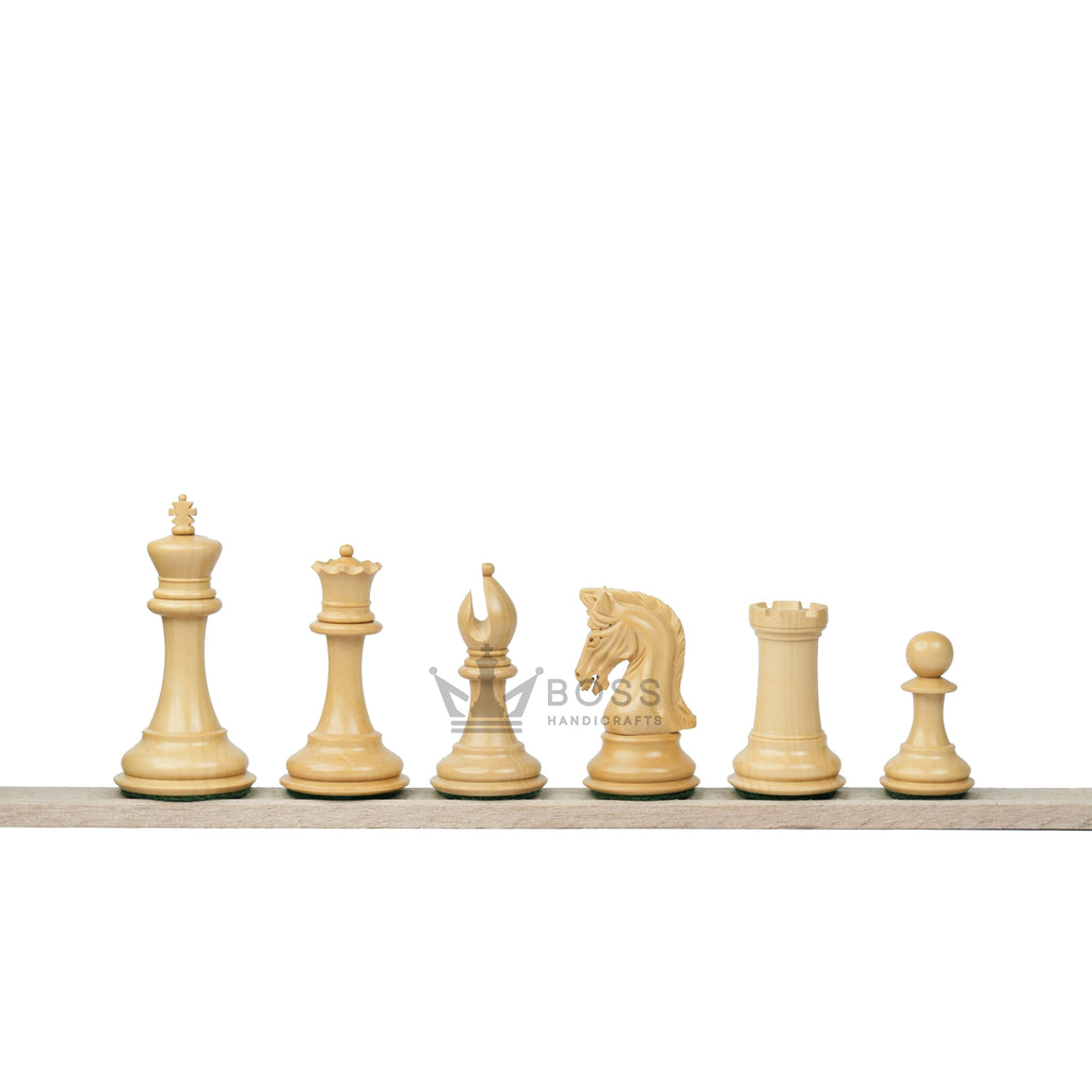 3.1” REPRODUCED 2016 SINQUEFIELD STAUNTON WEIGHTED EBONY CHESS PIECES