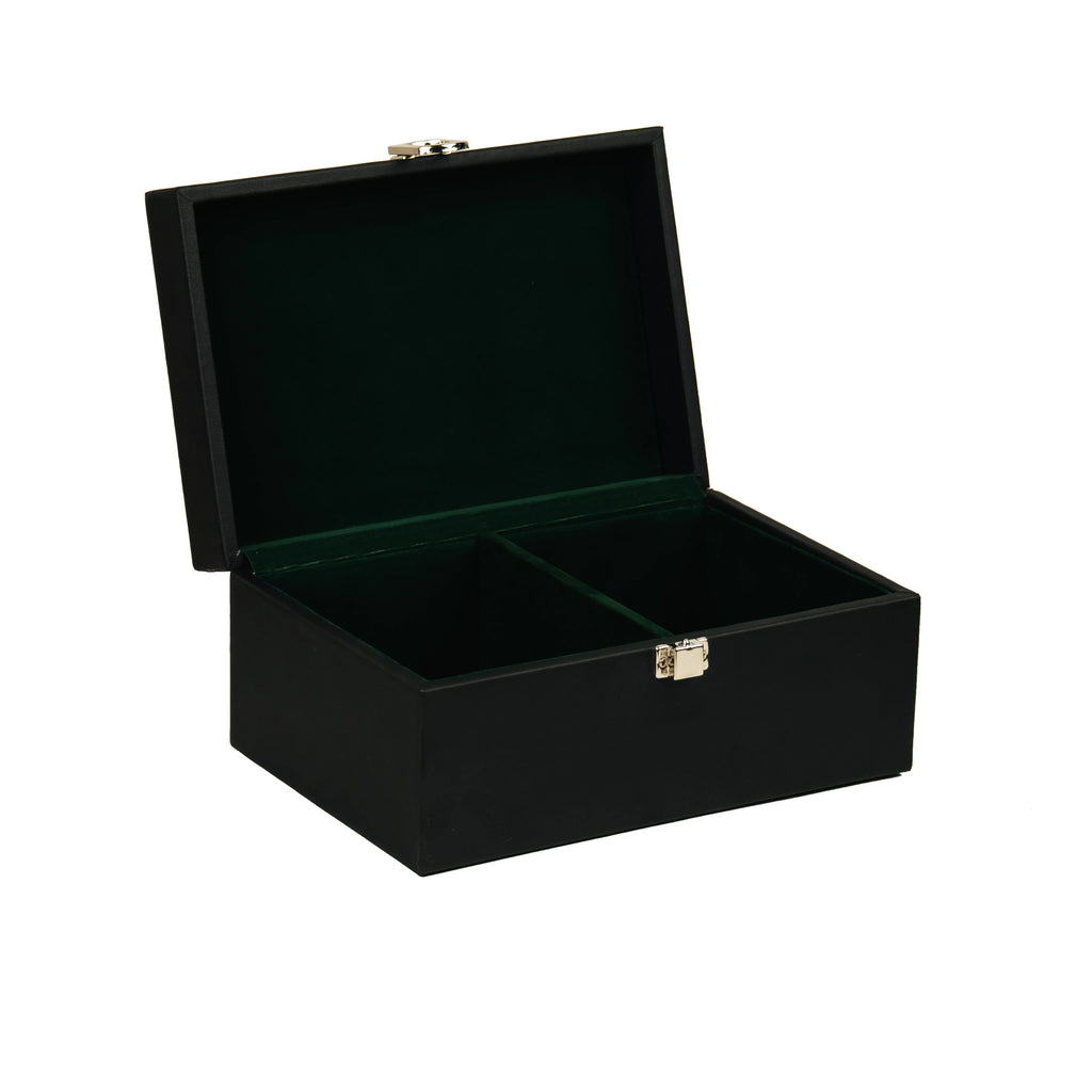 PREMIUM LEATHERETTE STORAGE BOX FOR CHESS PIECES UPTO 4”