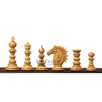 4.4” ARTHUR KNIGHT LUXURY STAUNTON EBONY CHESS PIECES