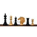 4.4” ARTHUR KNIGHT LUXURY STAUNTON EBONY CHESS PIECES