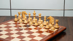 4.5” FLARE KNIGHT LUXURY STAUNTON PADAUK TRIPLE WEIGHTED CHESS PIECES
