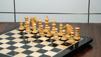 4.4” ARTHUR KNIGHT LUXURY STAUNTON EBONY CHESS PIECES