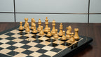 4” NOSEBAND KNIGHT STAUNTON EBONY TRIPLE WEIGHTED CHESS PIECES