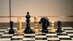 4.4” ARTHUR KNIGHT LUXURY STAUNTON EBONY CHESS PIECES