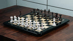4” PAINTED ROYAL KNIGHT STAUNTON TRIPLE WEIGHTED CHESS PIECES
