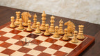 4.4” ARTHUR KNIGHT LUXURY STAUNTON CHESS PIECES WITH 21” PADAUK WOOD CHESSBOARD & STORAGE BOX