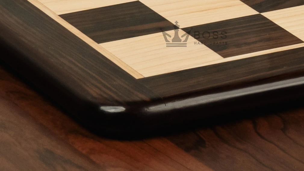21” ROSEWOOD & MAPLE WOOD CHESSBOARD - 55mm Square