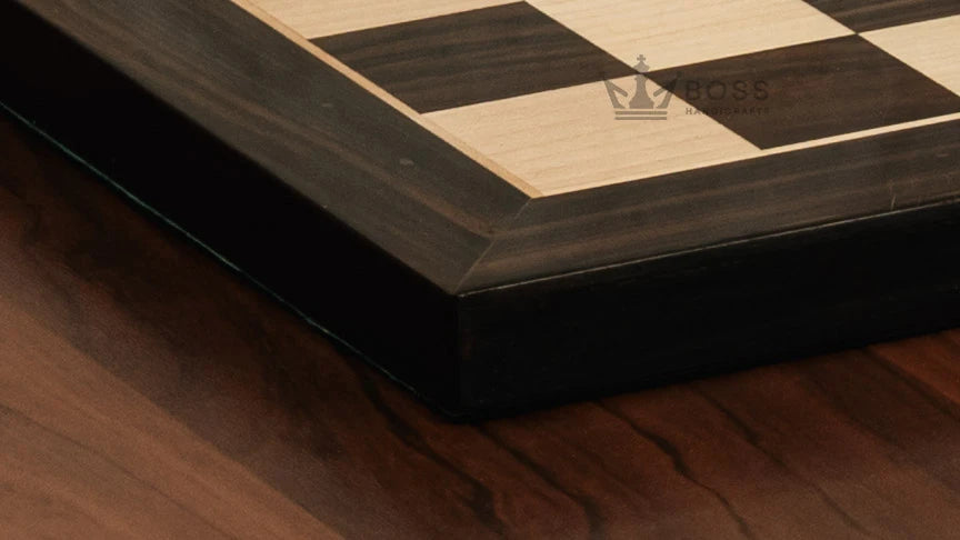 16” ROSEWOOD AND MAPLE WOOD CHESS BOARD 45mm Square