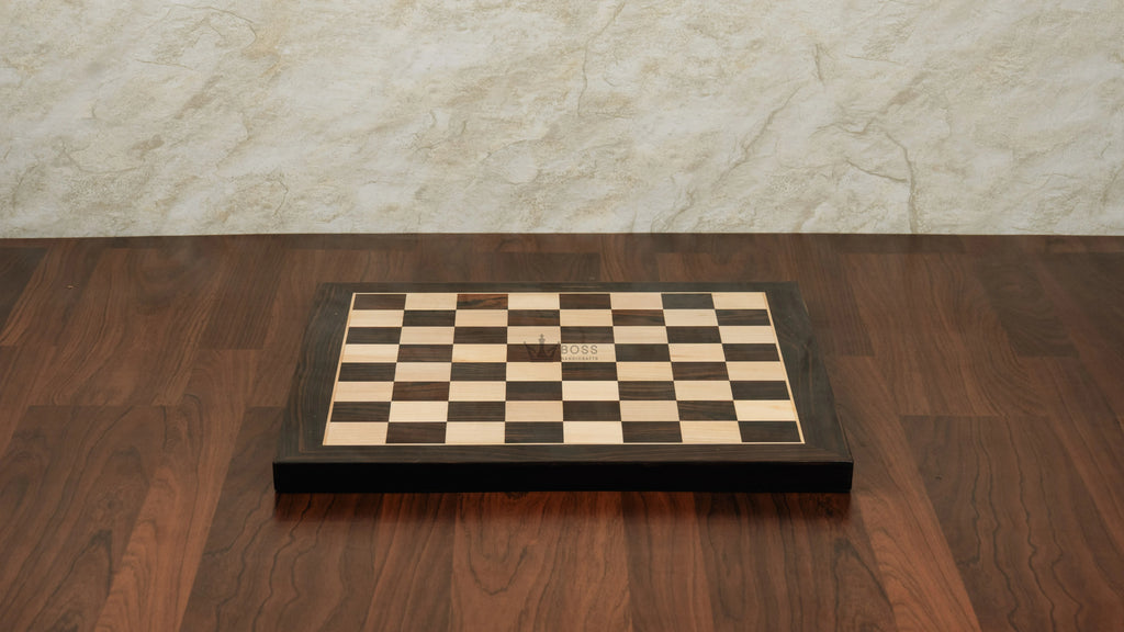 16” ROSEWOOD AND MAPLE WOOD CHESS BOARD 45mm Square
