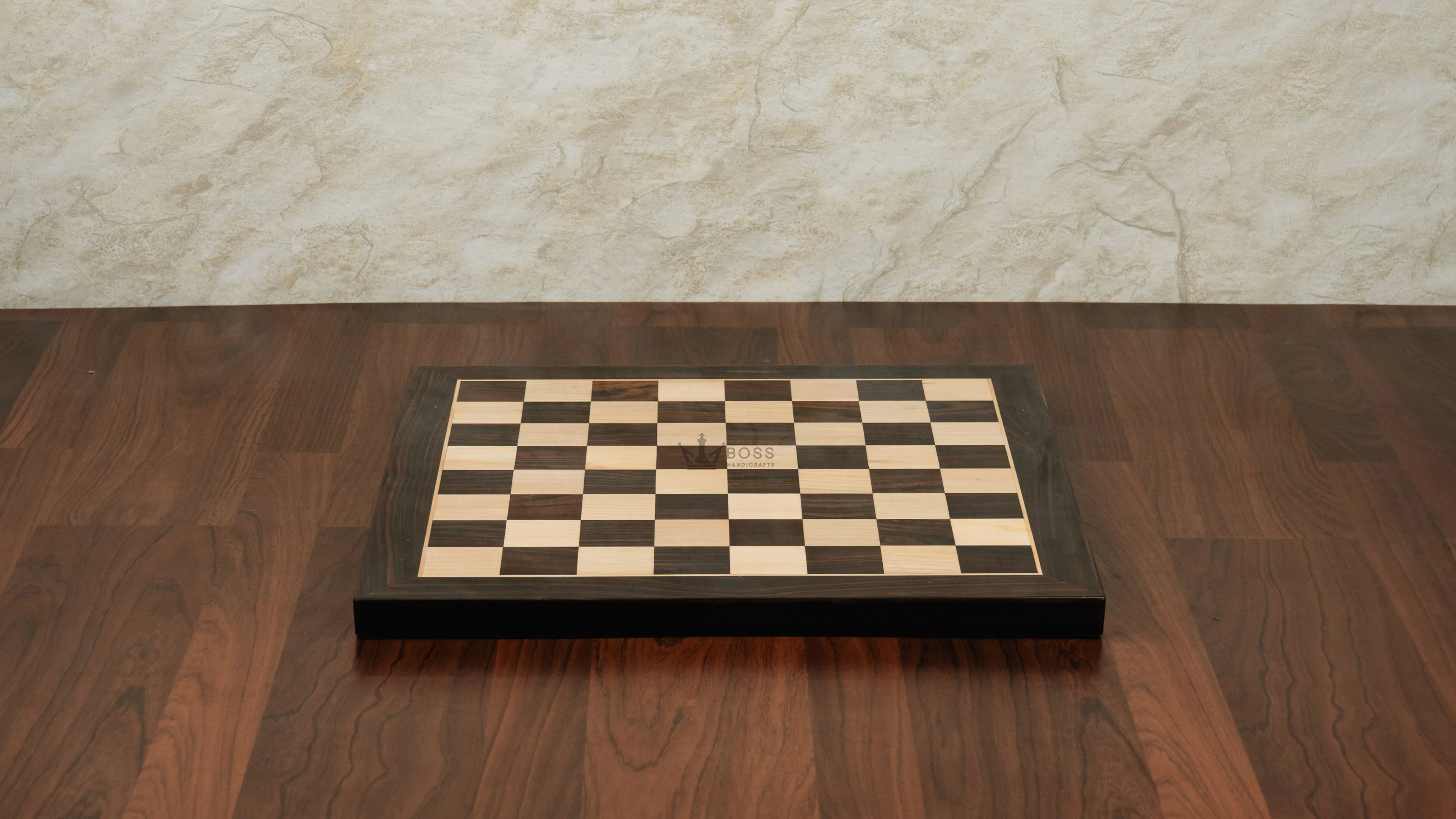 16” ROSEWOOD AND MAPLE WOOD CHESS BOARD 45mm Square