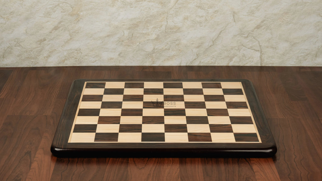 21” ROSEWOOD & MAPLE WOOD CHESSBOARD - 55mm Square