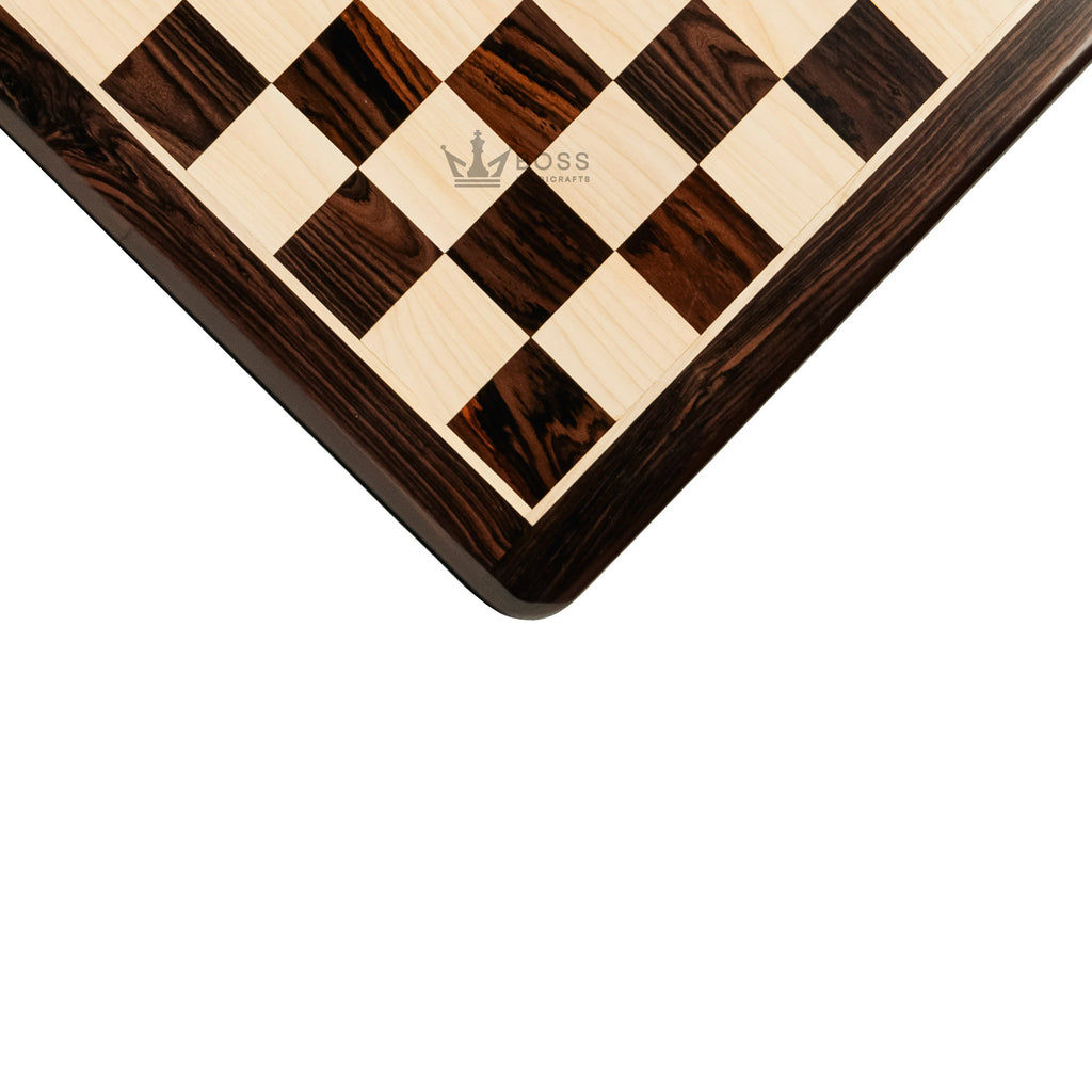 21” ROSEWOOD & MAPLE WOOD CHESSBOARD - 55mm Square