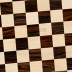 16” ROSEWOOD AND MAPLE WOOD CHESS BOARD 45mm Square
