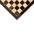 16” ROSEWOOD AND MAPLE WOOD CHESS BOARD 45mm Square