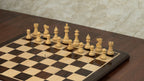 3” ROYAL KNIGHT STAUNTON ROSEWOOD WEIGHTED CHESS PIECES & 21” GOLDEN ROSEWOOD CHESSBOARD & BOX