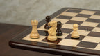 3” ROYAL KNIGHT STAUNTON ROSEWOOD WEIGHTED CHESS PIECES & 21” GOLDEN ROSEWOOD CHESSBOARD & BOX