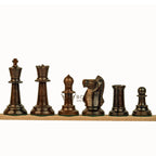 3.6” SLEEK KNIGHT PREMIUM ROSEWOOD WEIGHTED CHESS PIECES